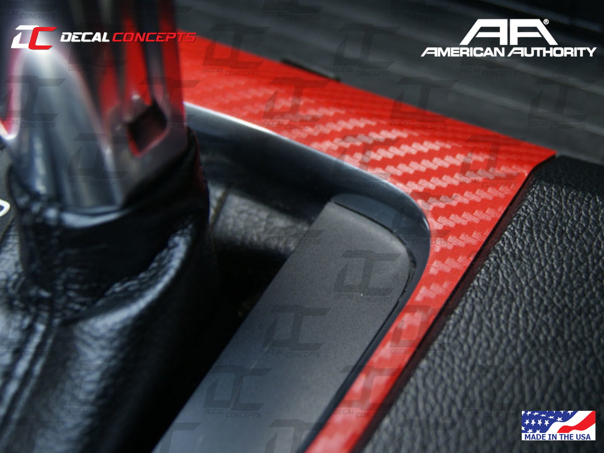 2015-23 Mustang - Gear Shift Panel Bezel Accent Decal Kit