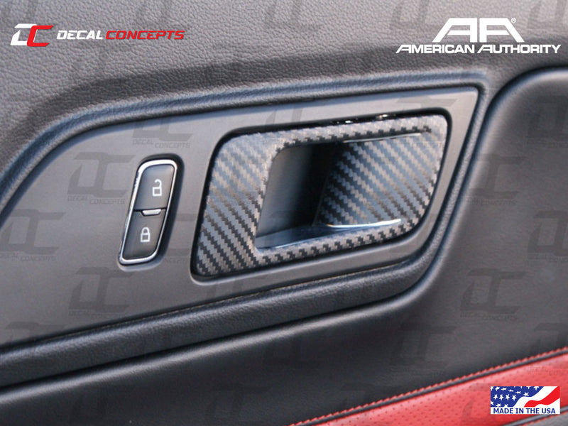 2015-23 Mustang - Interior Door Handle Accent Decal Kit