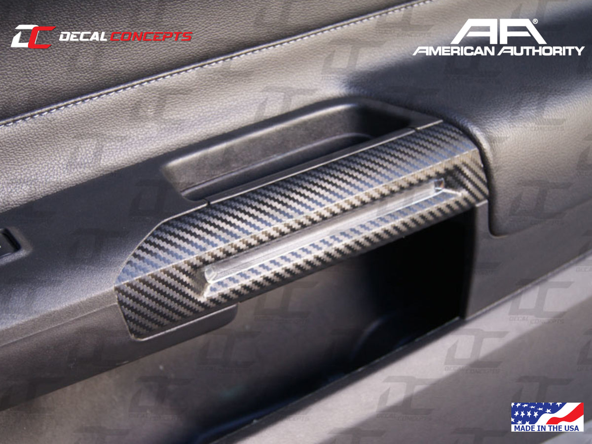 2015-23 Mustang - Interior Lower Door Handle Accent Decal Kit