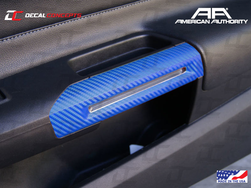 2015-23 Mustang - Interior Lower Door Handle Accent Decal Kit