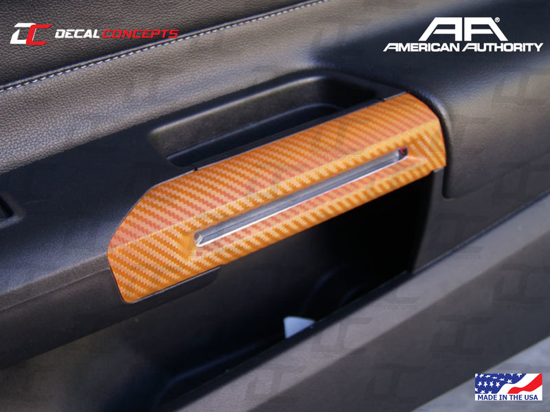 2015-23 Mustang - Interior Lower Door Handle Accent Decal Kit