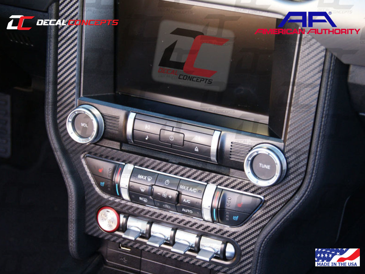 2015-23 Mustang - Multimedia Console Frame Accent Decal Kit