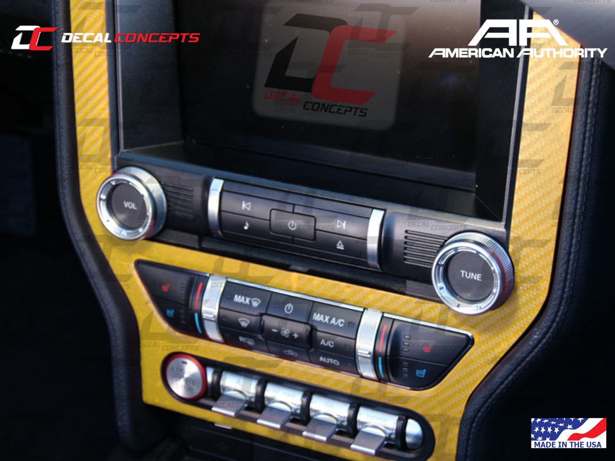 2015-23 Mustang - Multimedia Console Frame Accent Decal Kit