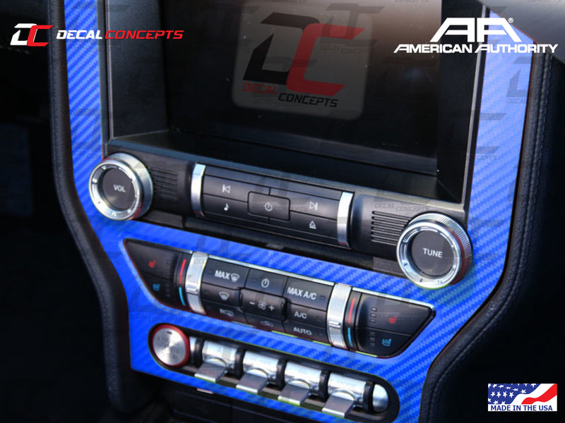 2015-23 Mustang - Multimedia Console Frame Accent Decal Kit