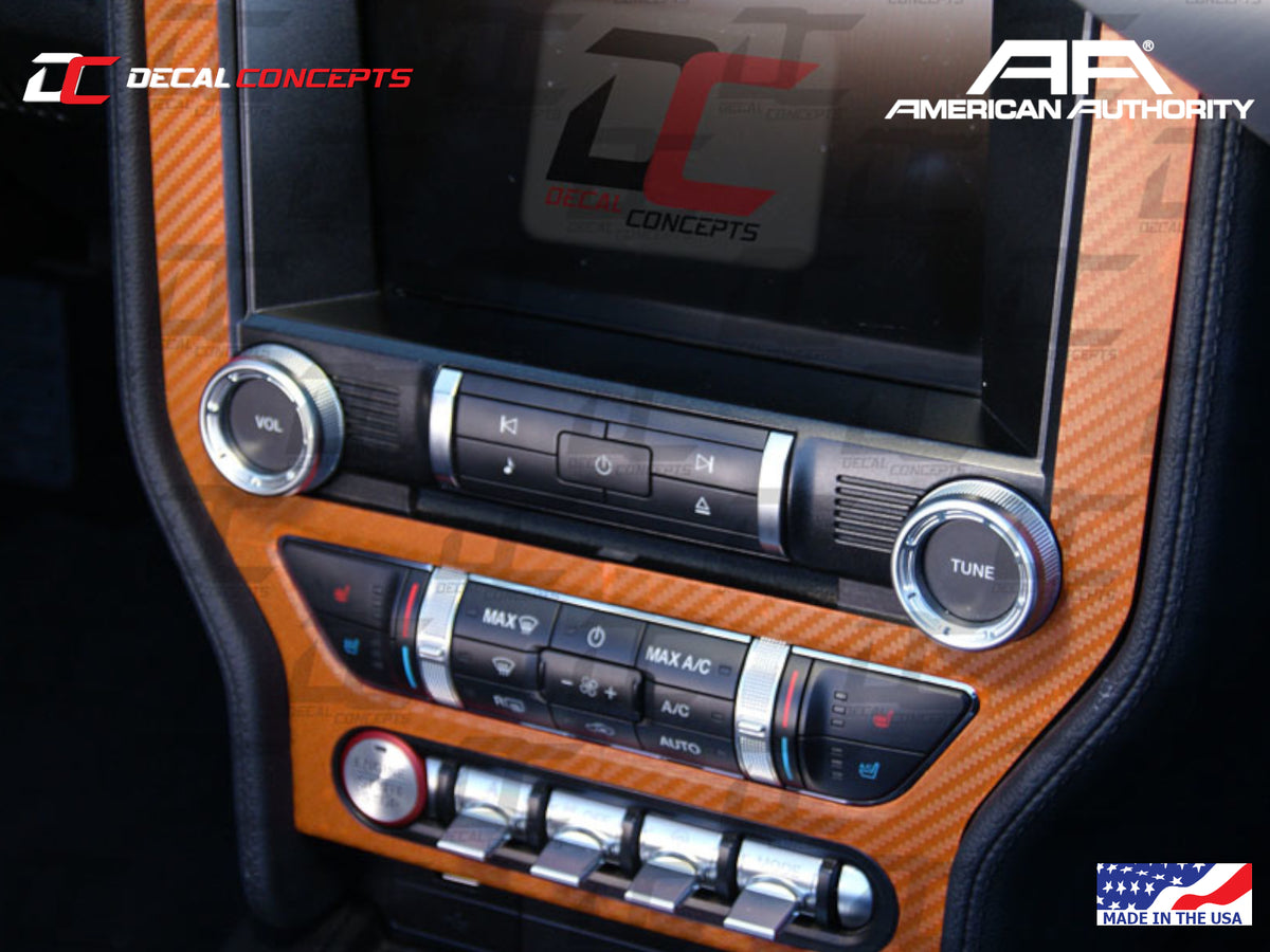 2015-23 Mustang - Multimedia Console Frame Accent Decal Kit