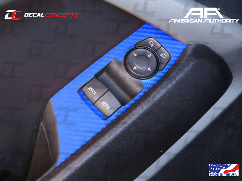 2016-23 Camaro - Door Control Panel Trim Accent Decal Kit