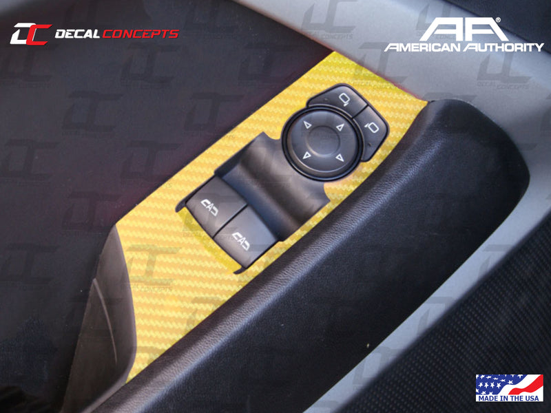 2016-23 Camaro - Door Control Panel Trim Accent Decal Kit
