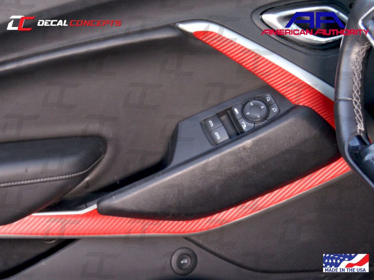 2016-24 Camaro - Door Panel Trim Accent Decal Kit