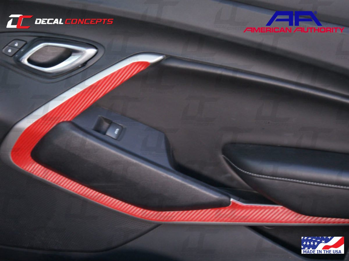 2016-24 Camaro - Door Panel Trim Accent Decal Kit