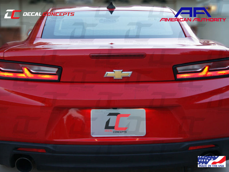 2016-18 Camaro - Tail Light Blackout Tint Kit