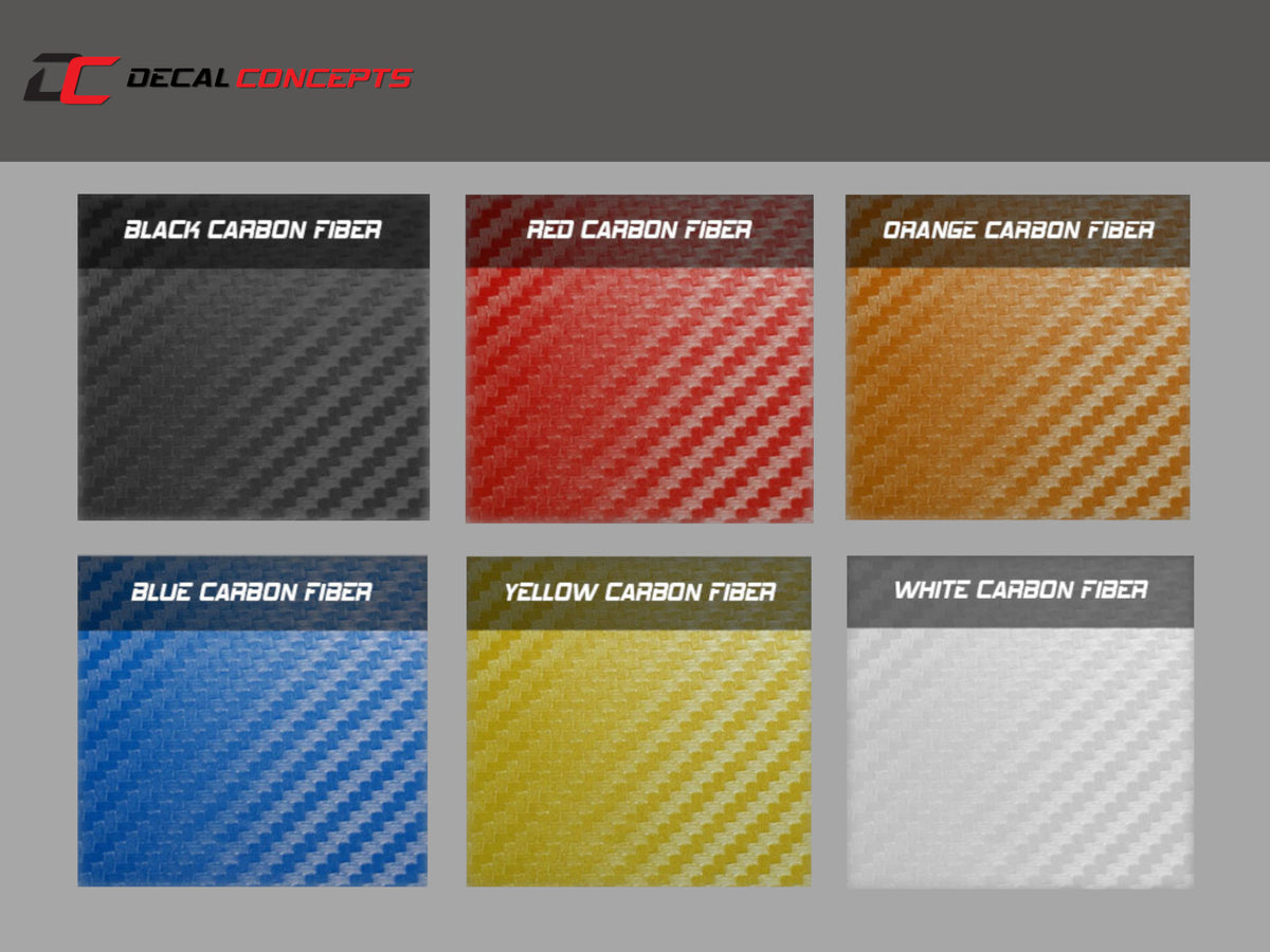 2016-24 Camaro - Gauge Bezel Accent Decal Kit