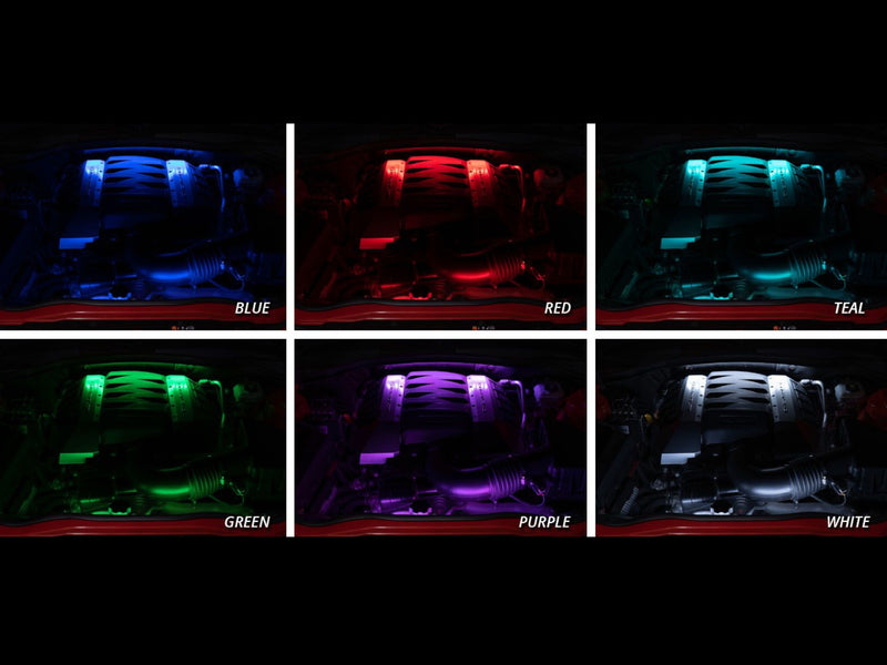 RGBW Multicolor LED Engine Bay Kit