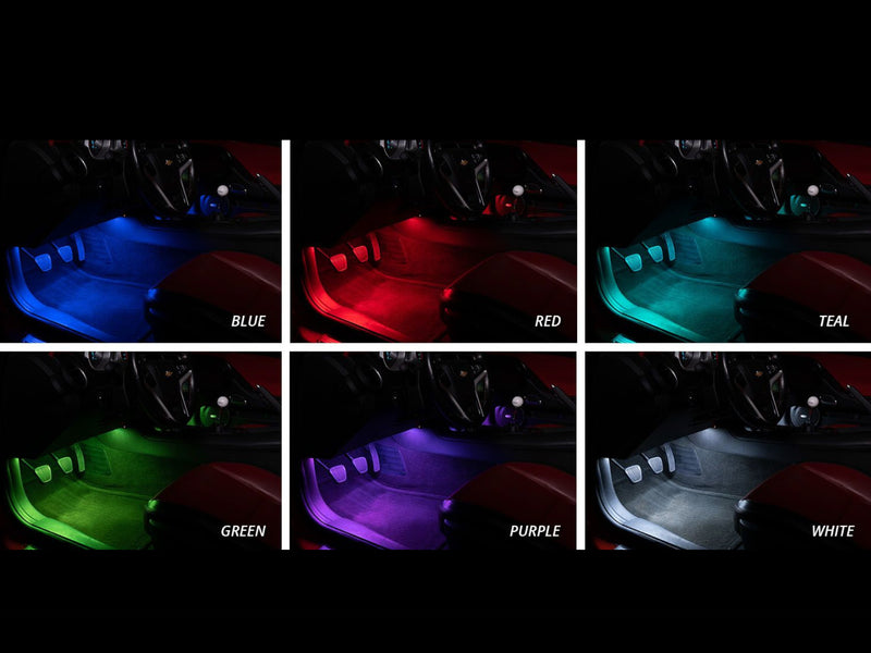 RGBW Multicolor LED Footwell Kit