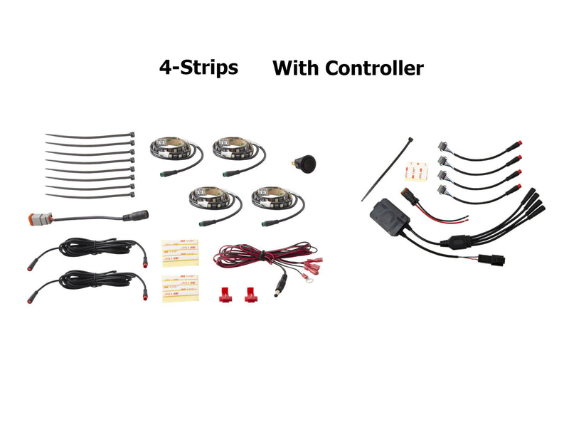 RGBW Multicolor LED Footwell Kit