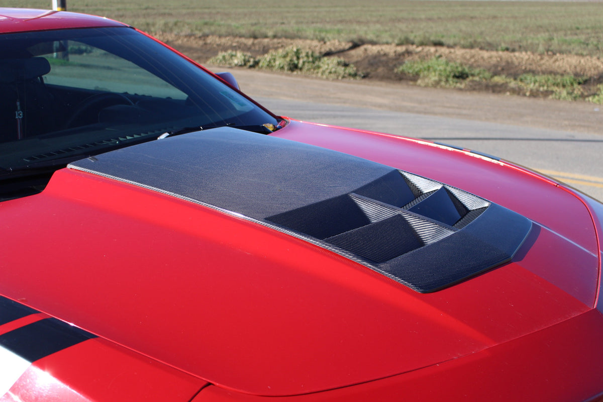 2010-15 Camaro - Hood Scoop Insert - Carbon Fiber