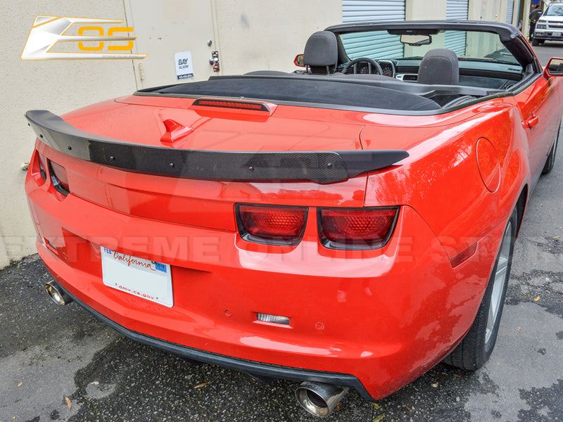 2010-13 Camaro - ZL1 Style Spoiler With Wicker Bill - Carbon Fiber