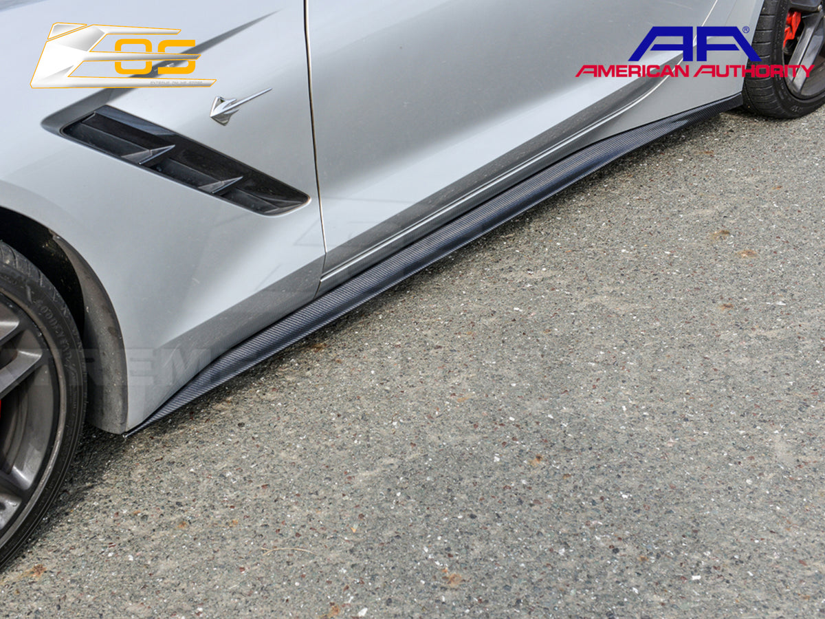 2014-19 Corvette - Performance Side Skirts - Carbon Fiber