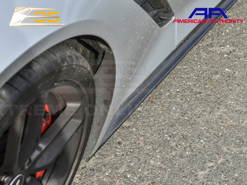 2014-19 Corvette - Performance Side Skirts - Carbon Fiber