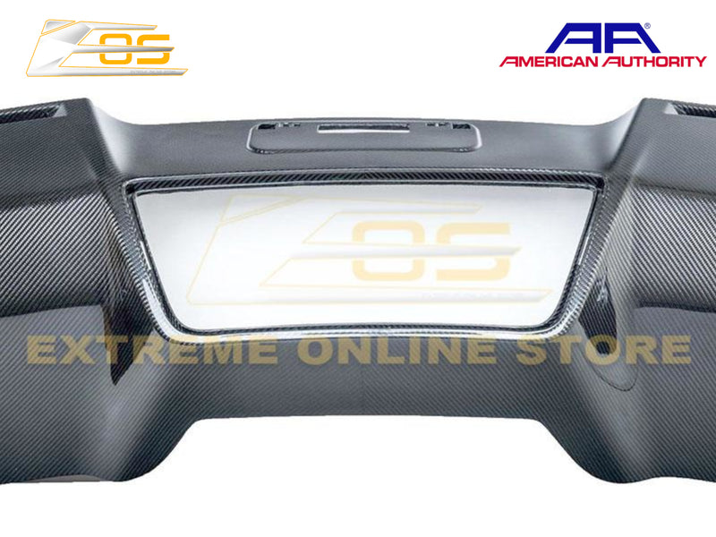 2014-19 Corvette - Rear Bumper Valance Diffuser - Carbon Fiber