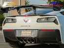 2014-19 Corvette - Rear Bumper Valance Diffuser - Carbon Fiber
