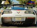 2014-19 Corvette - Rear Bumper Valance Diffuser - Carbon Fiber