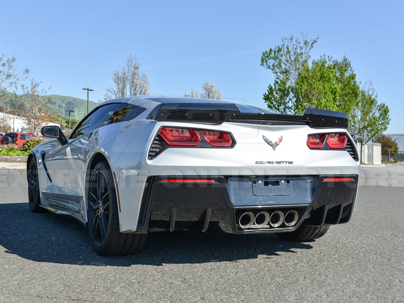 2014-19 Corvette - Rear Bumper Valance Diffuser Fins