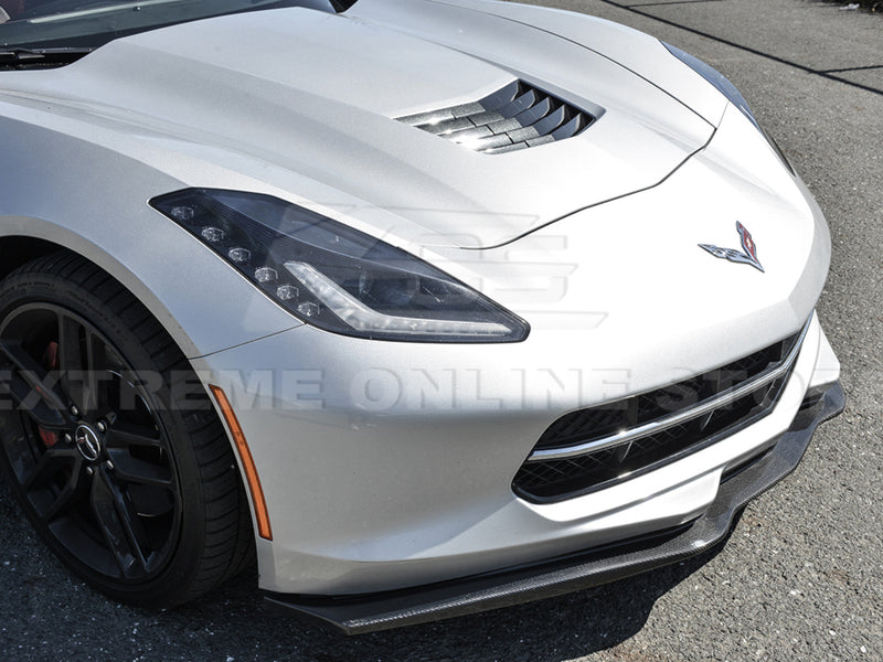 2014-19 Corvette - Stage 2 Style Front Lip - Carbon Fiber