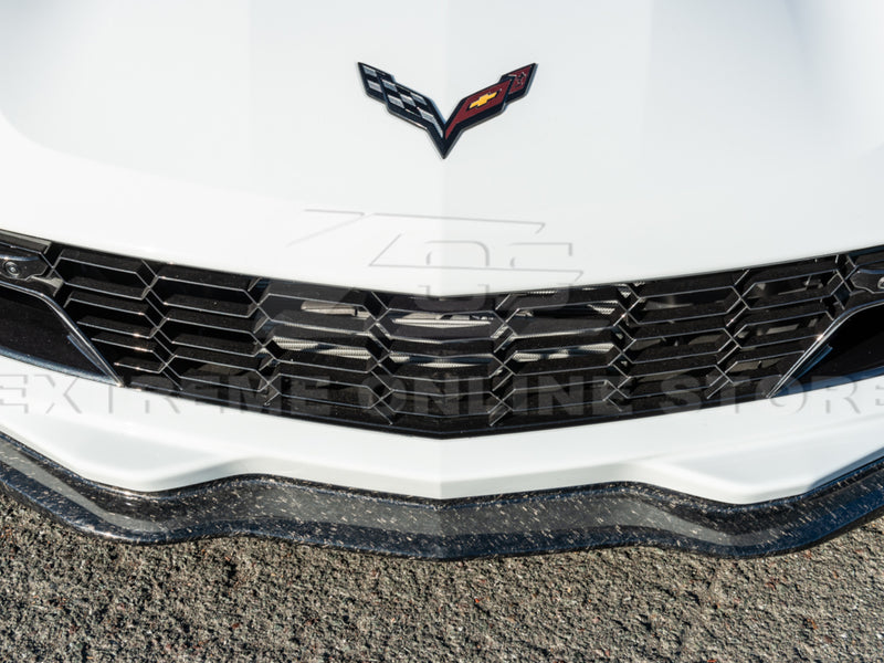 2014-19 Corvette - Stage 2 Style Front Lip - Forged Carbon Fiber