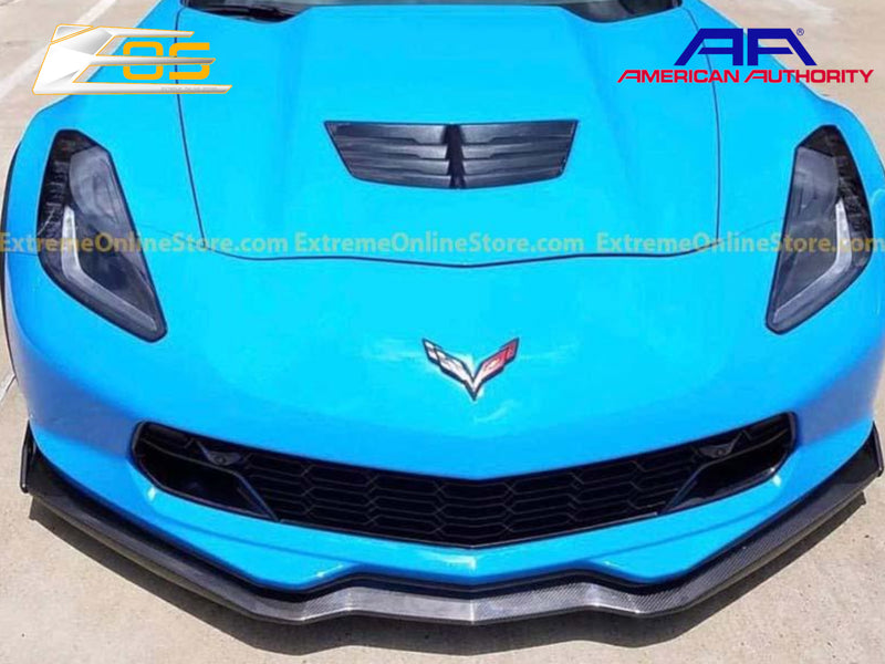 2014-19 Corvette - Stage 2 Lip Extension Winglets - Carbon Fiber