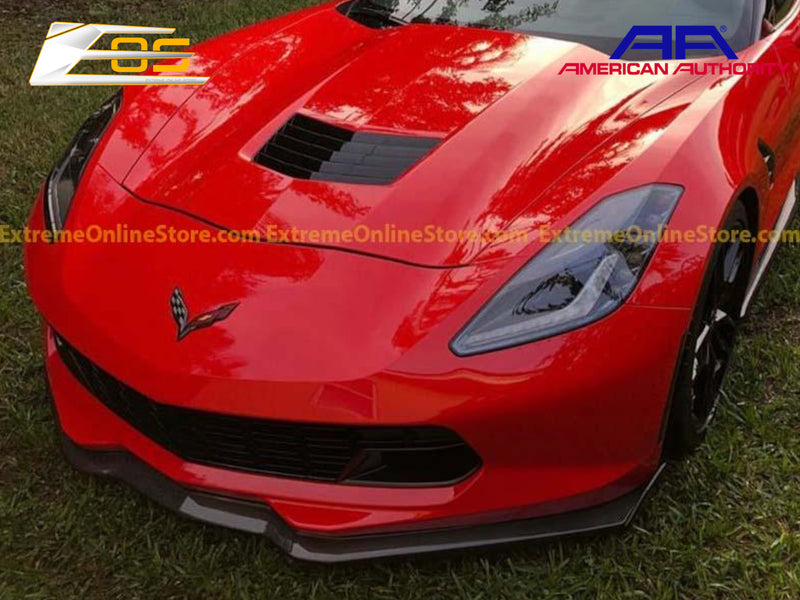 2014-19 Corvette - Stage 2 Lip Extension Winglets - Carbon Fiber