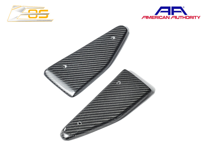 2014-19 Corvette - Stage 2 Lip Extension Winglets - Carbon Fiber