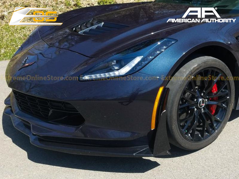 2014-19 Corvette - Stage 3 Lip Extension Winglets - Carbon Fiber