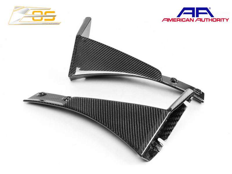 2014-19 Corvette - Stage 3 Lip Extension Winglets - Carbon Fiber