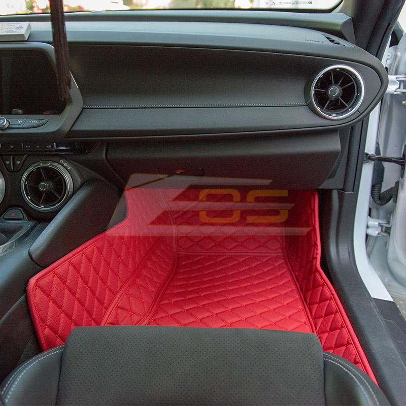 2016-24 Camaro - Floor Mats Water Proof - Artificial Leather