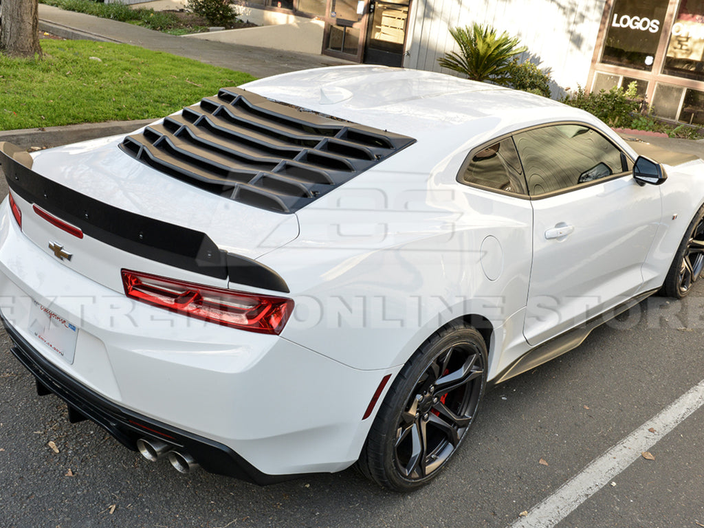 2016 camaro sales rear window louvers