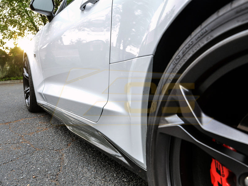 2016-23 Camaro - ZL1 Style Side Skirts - Carbon Fiber