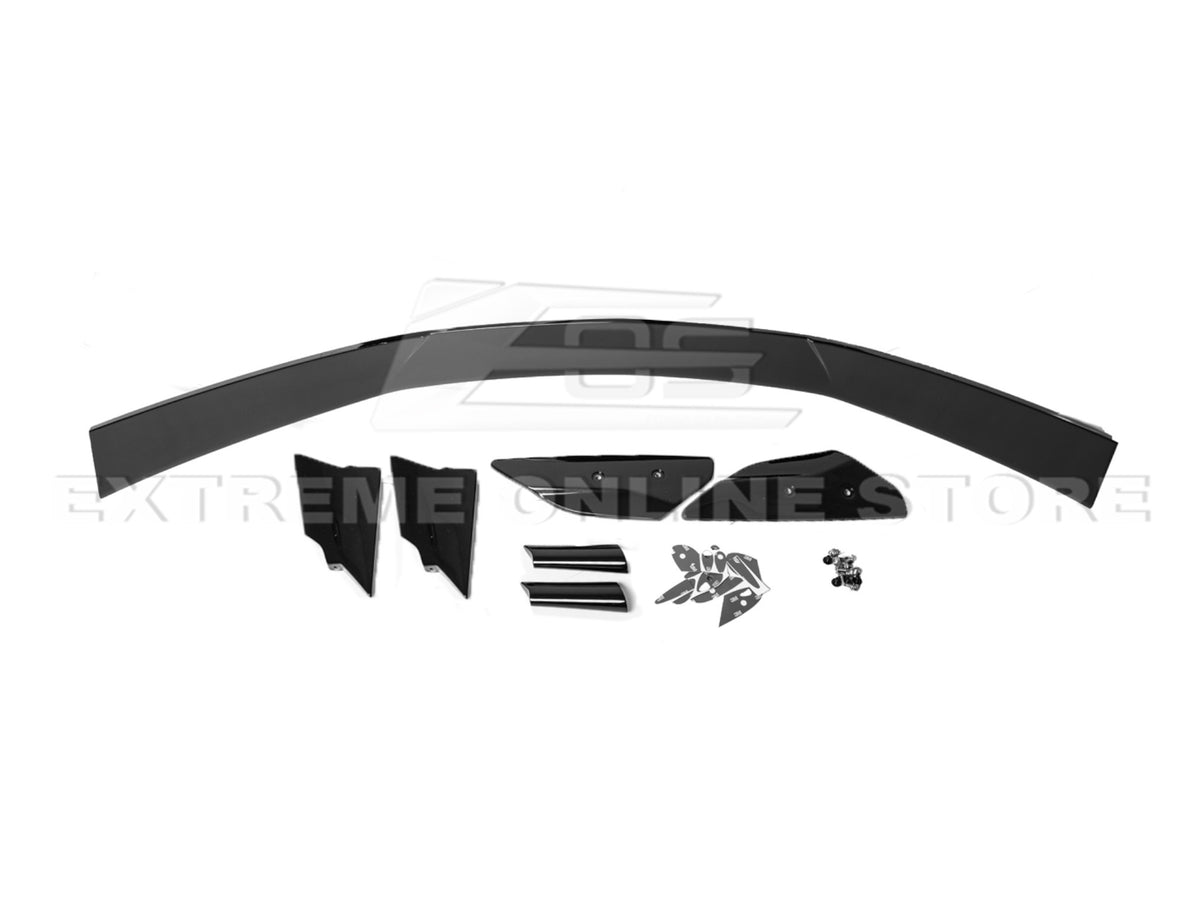2020-24 Corvette - High Wing Spoiler With Wicker Bill - Carbon Fiber