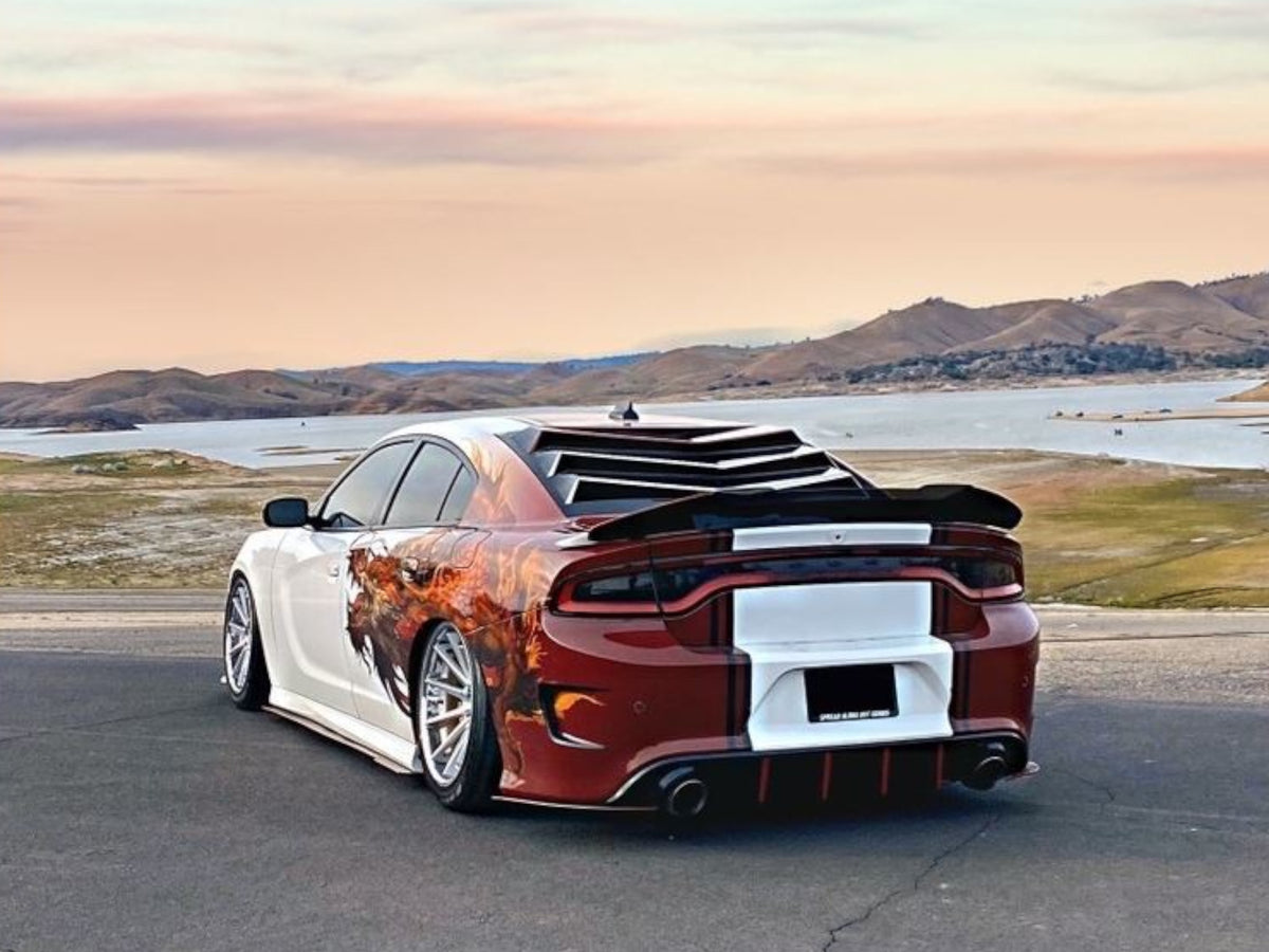 2011-23 Charger - Bakkdraft Rear Window Louver