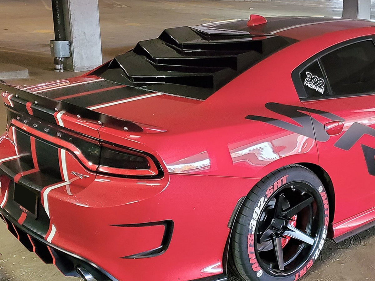 2011-23 Charger - Bakkdraft Rear Window Louver