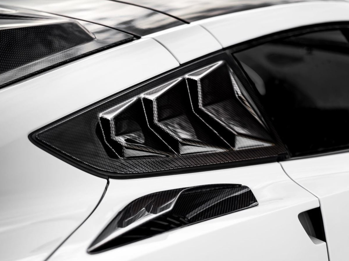 2014-19 Corvette - Bakkdraft Quarter Window Louvers