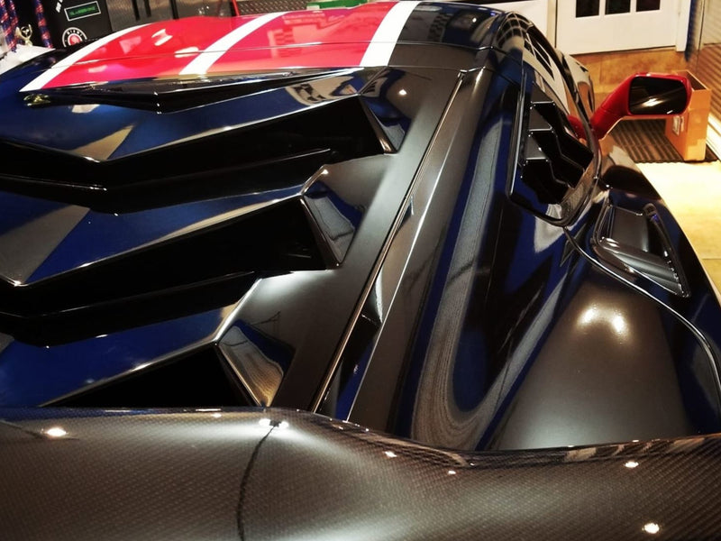 2014-19 Corvette - Bakkdraft Rear Window Louver