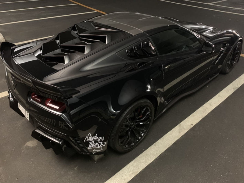 2014-19 Corvette - Bakkdraft Rear Window Louver