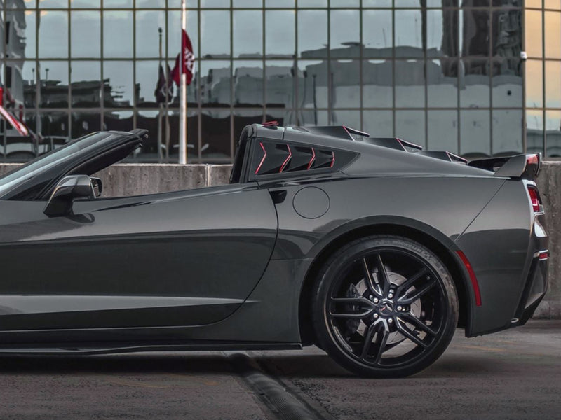 2014-19 Corvette - Bakkdraft Rear Window Louver