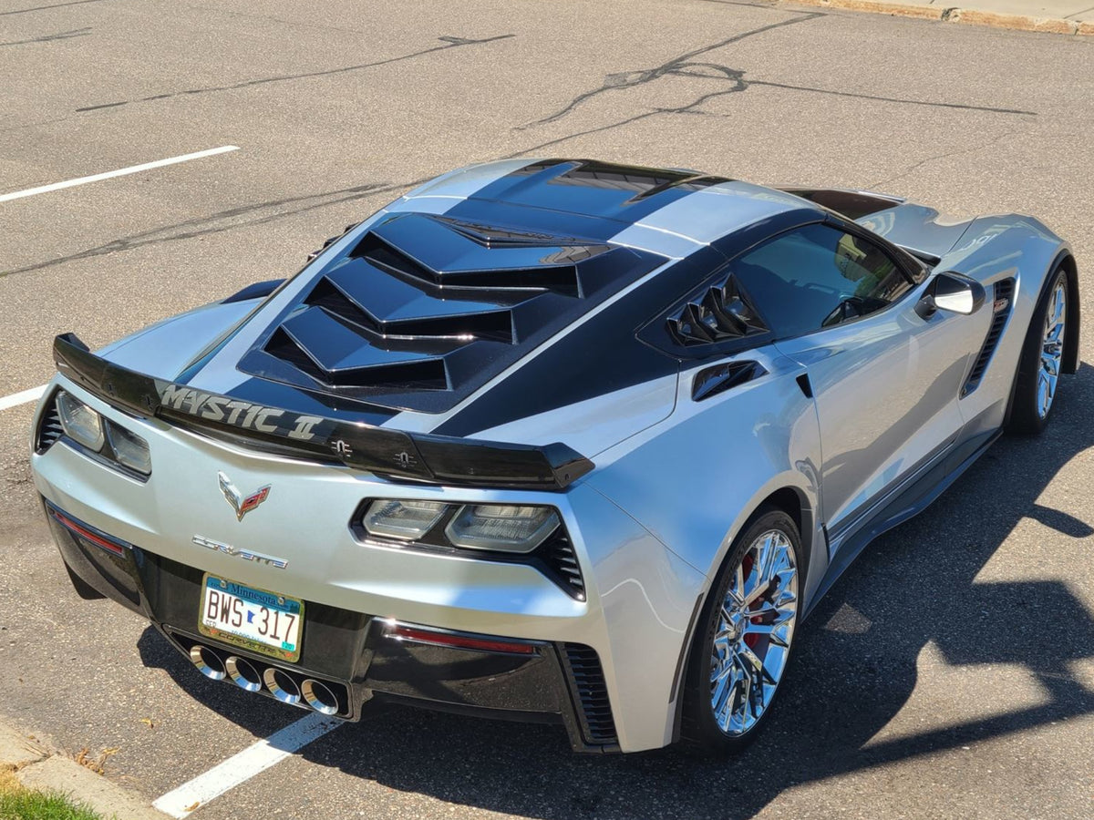 2014-19 Corvette - Bakkdraft Rear Window Louver