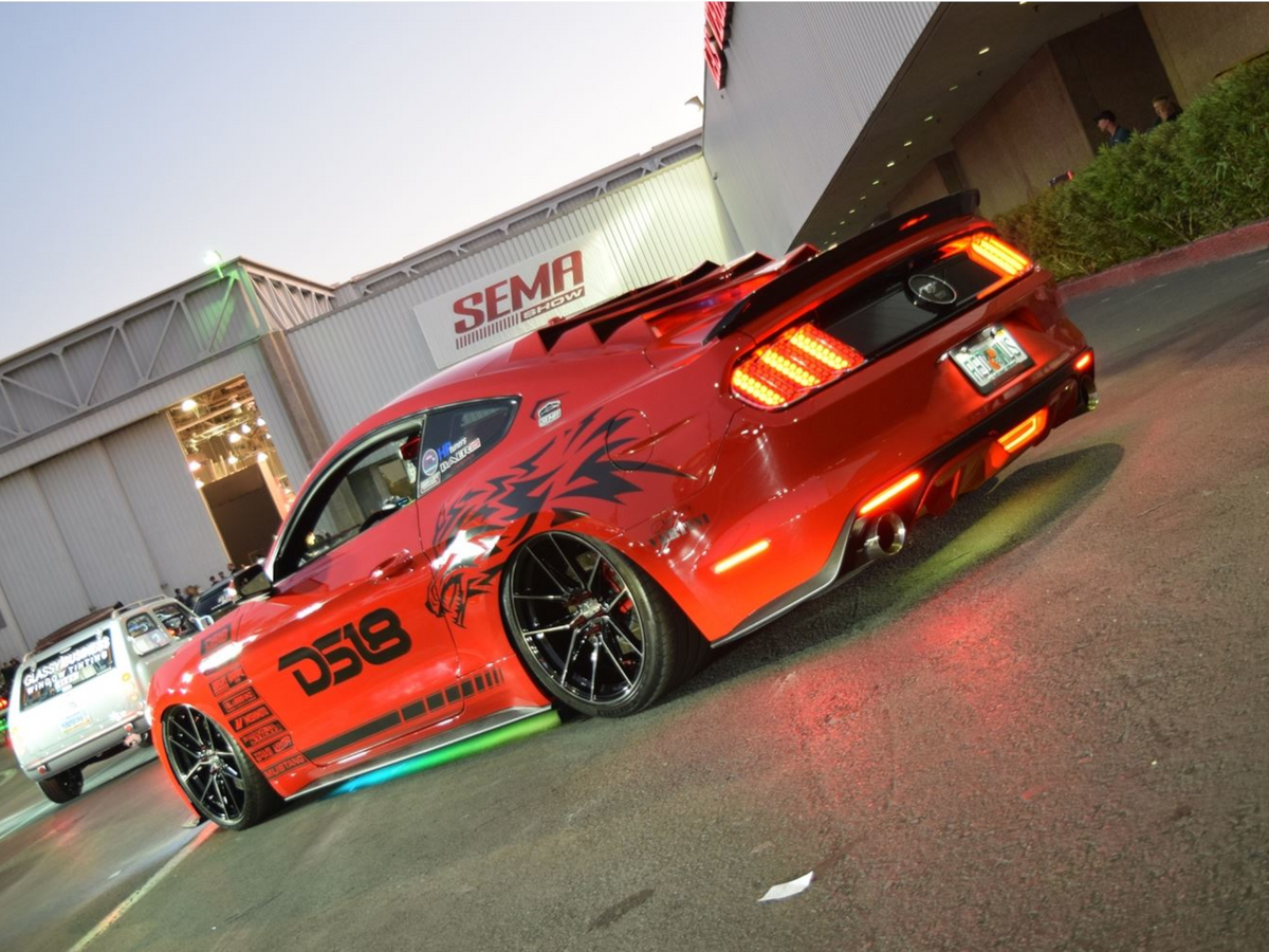 2015-23 Mustang - Bakkdraft Rear Window Louver