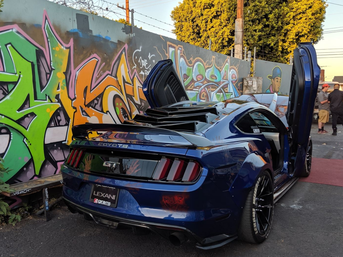 2015-23 Mustang - Bakkdraft Rear Window Louver