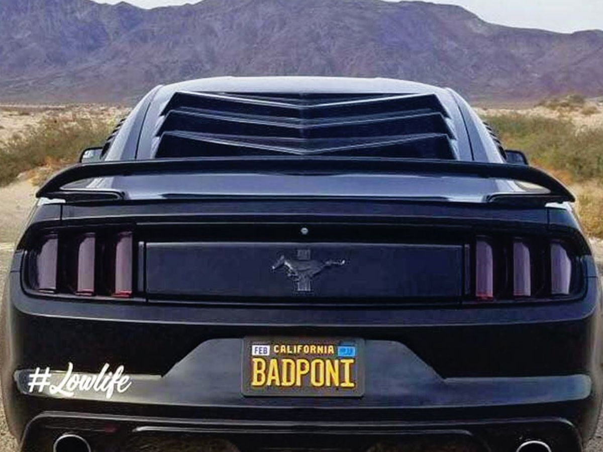 2015-23 Mustang - Bakkdraft Rear Window Louver