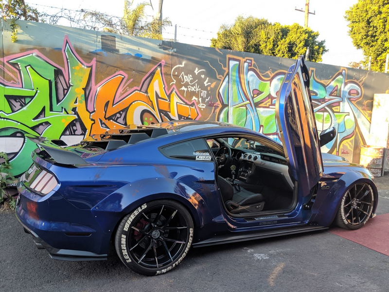 2015-23 Mustang - Bakkdraft Rear Window Louver