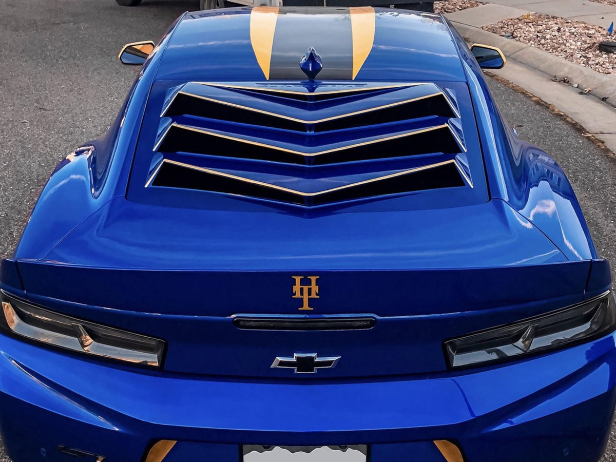 2016-24 Camaro - Bakkdraft Rear Window Louver