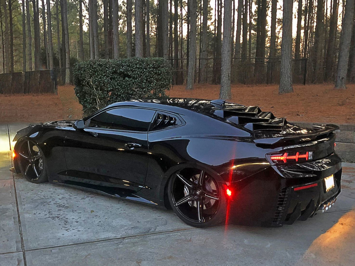Camaro back window louvers discount